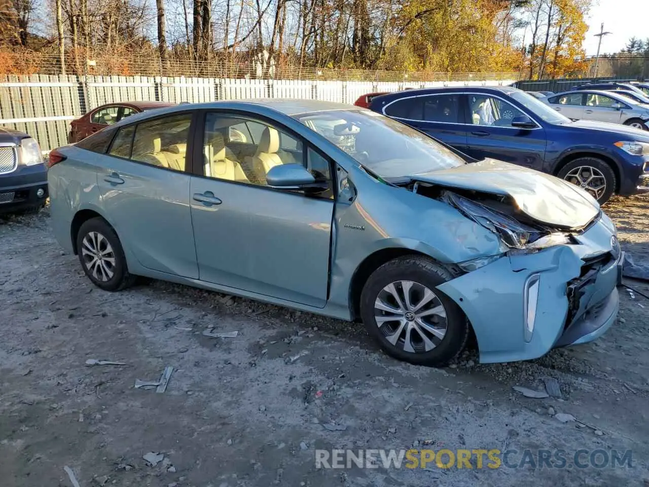4 Photograph of a damaged car JTDL9RFU8L3021182 TOYOTA PRIUS 2020