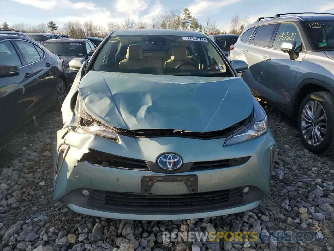 5 Photograph of a damaged car JTDL9RFU8L3021182 TOYOTA PRIUS 2020