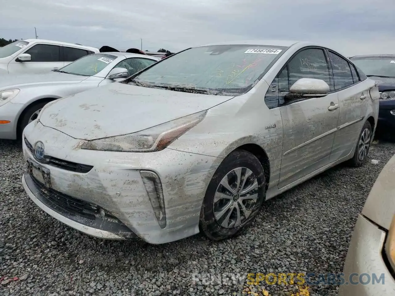 1 Photograph of a damaged car JTDL9RFU8L3021991 TOYOTA PRIUS 2020