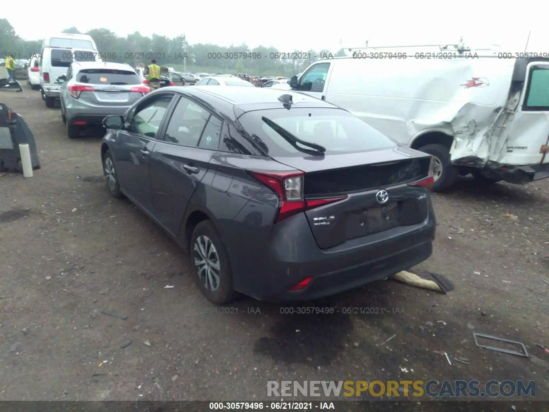 3 Photograph of a damaged car JTDL9RFU8L3022185 TOYOTA PRIUS 2020