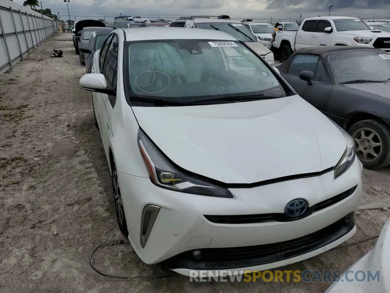 5 Photograph of a damaged car JTDL9RFU9L3016332 TOYOTA PRIUS 2020