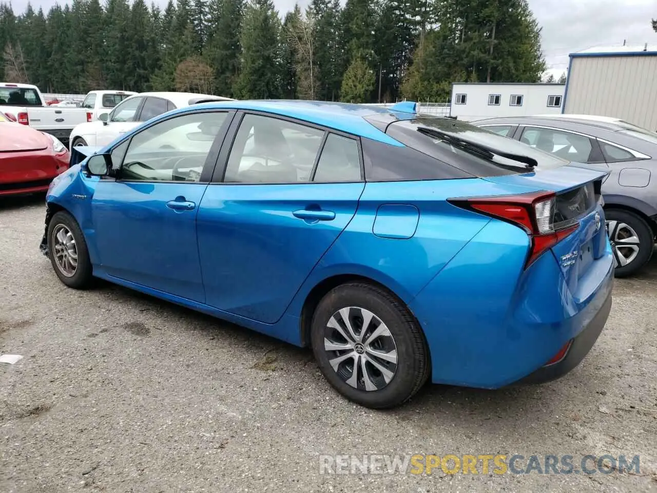 2 Photograph of a damaged car JTDL9RFU9L3016573 TOYOTA PRIUS 2020