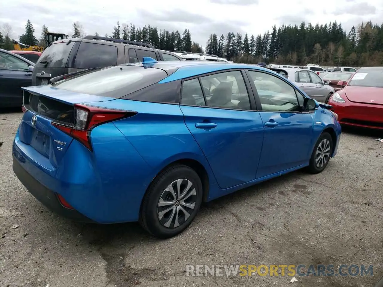3 Photograph of a damaged car JTDL9RFU9L3016573 TOYOTA PRIUS 2020
