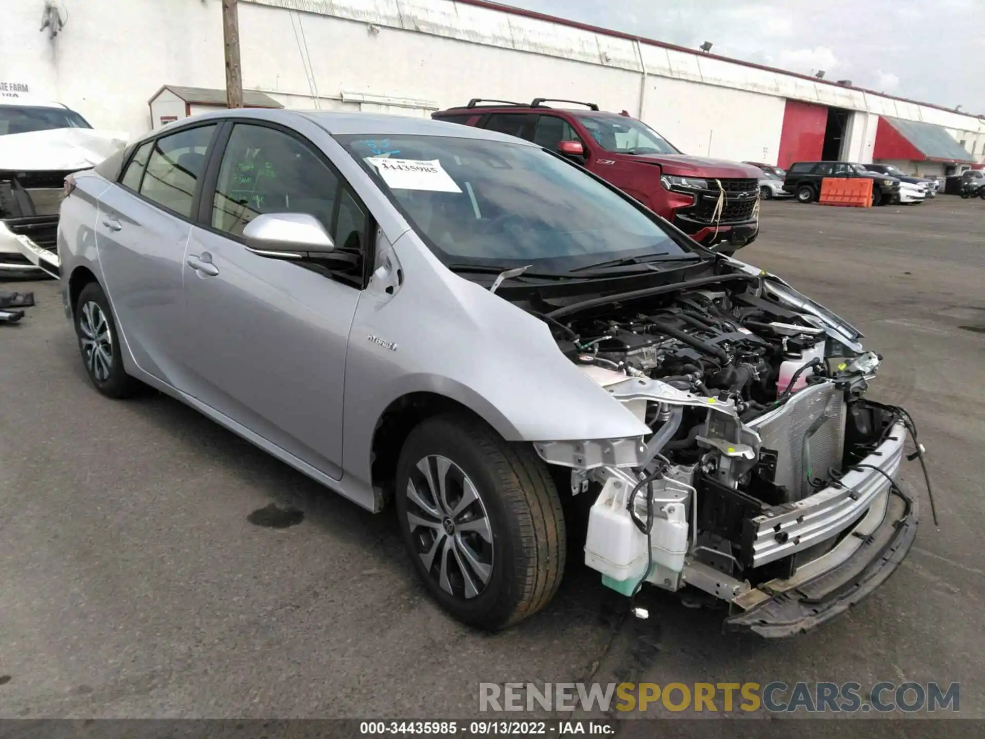 1 Photograph of a damaged car JTDL9RFU9L3020655 TOYOTA PRIUS 2020