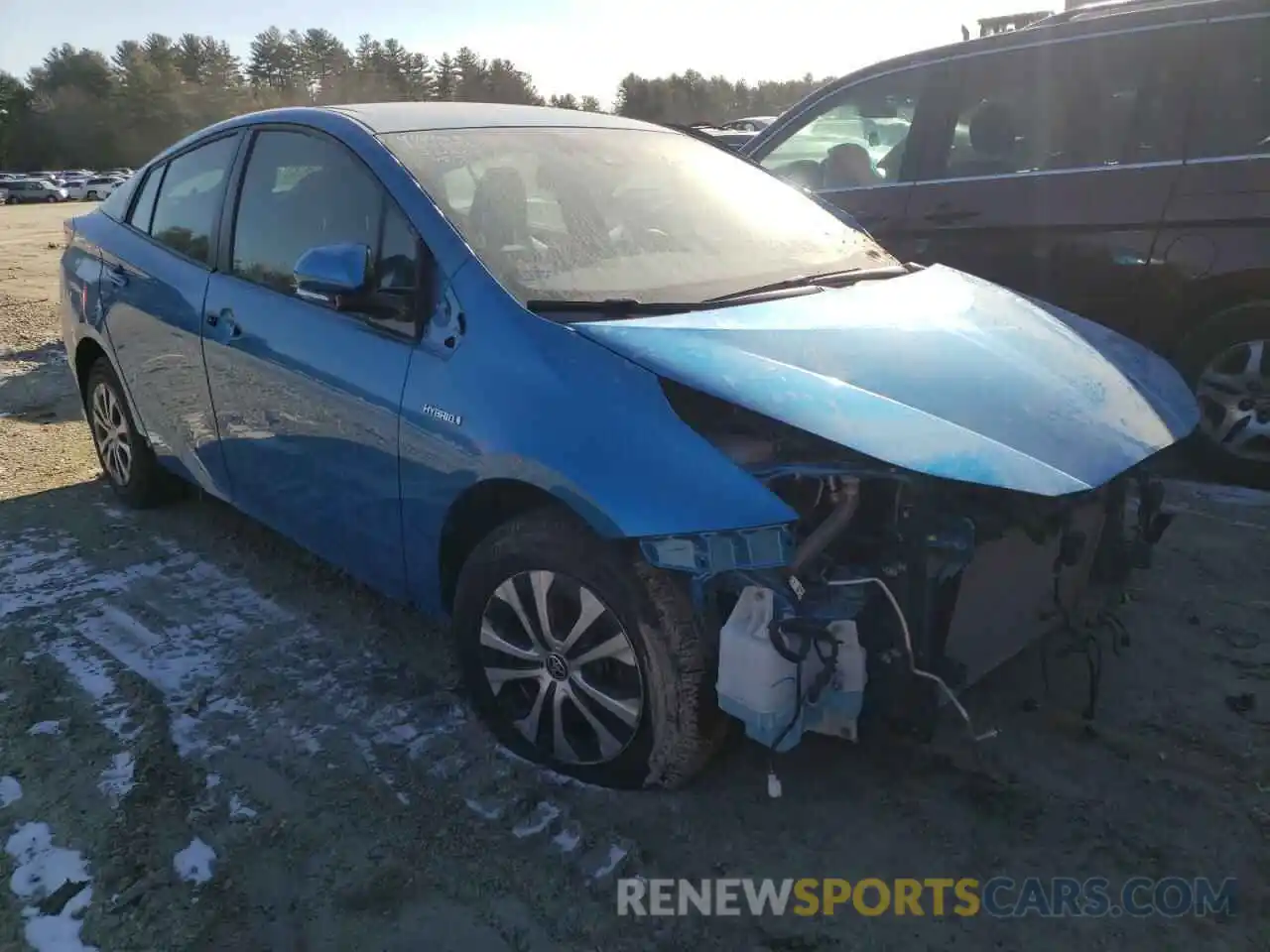 1 Photograph of a damaged car JTDL9RFU9L3021224 TOYOTA PRIUS 2020