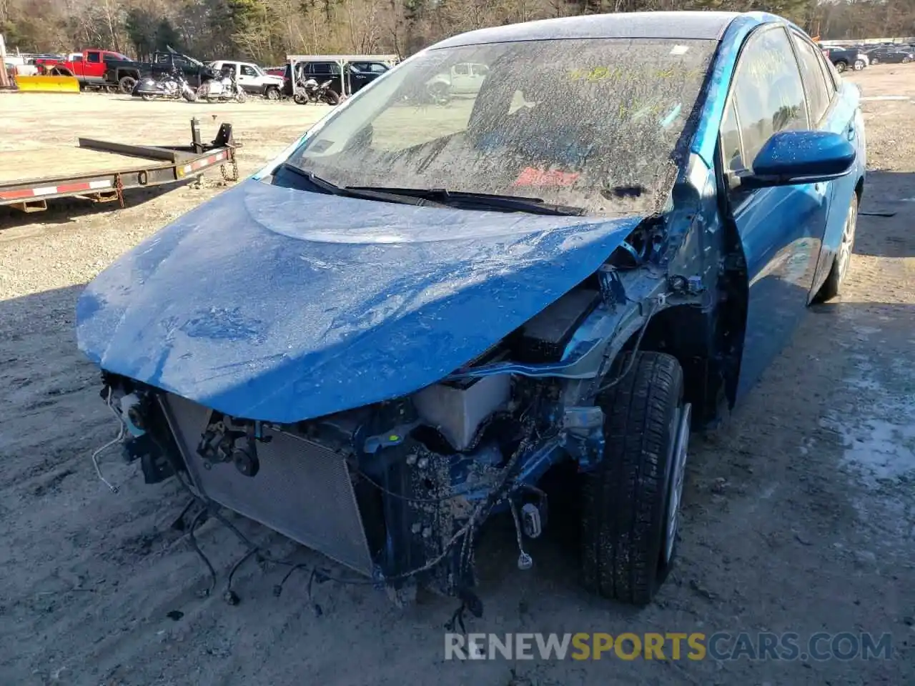 2 Photograph of a damaged car JTDL9RFU9L3021224 TOYOTA PRIUS 2020