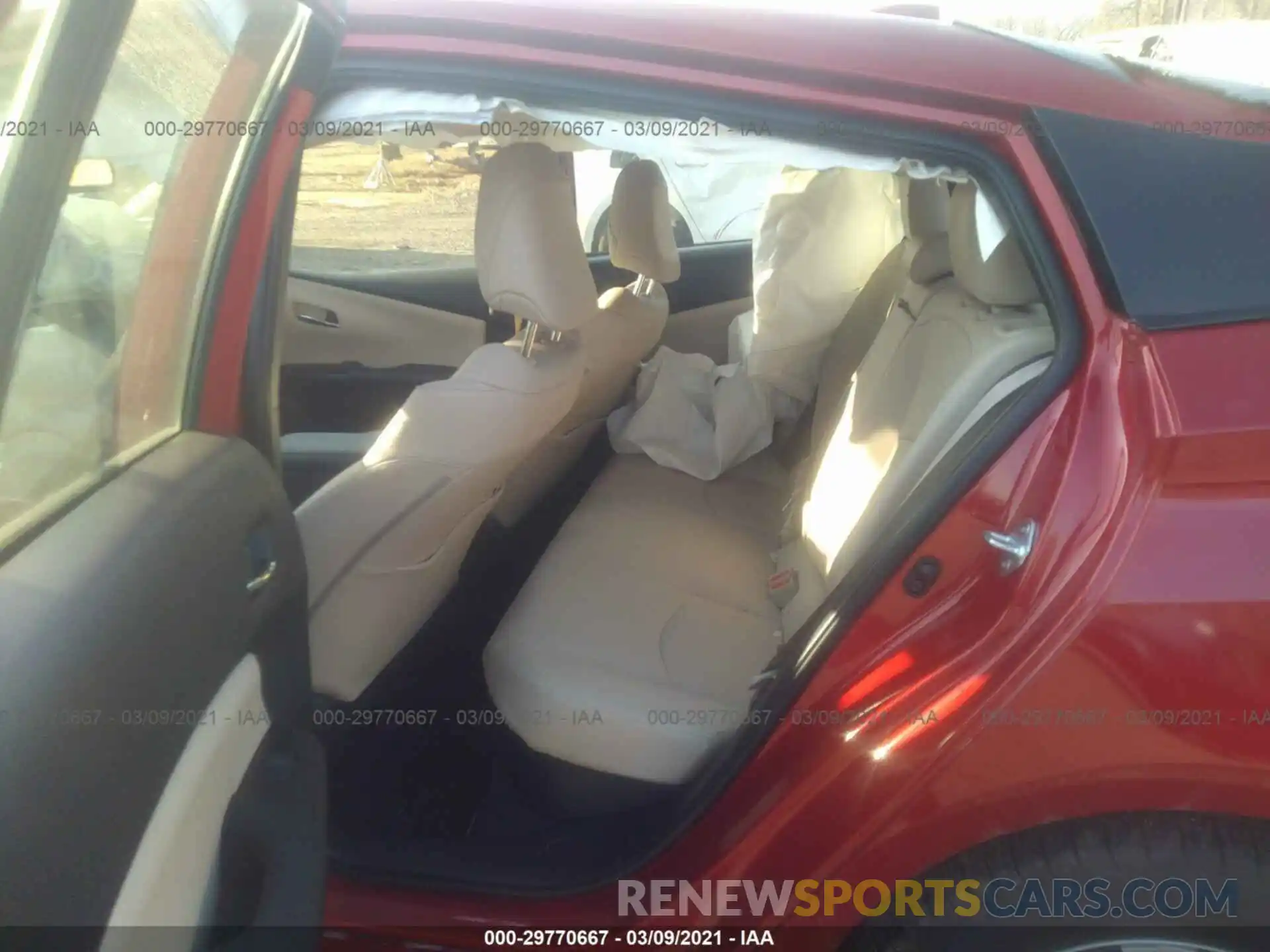 8 Photograph of a damaged car JTDL9RFUXL3015156 TOYOTA PRIUS 2020