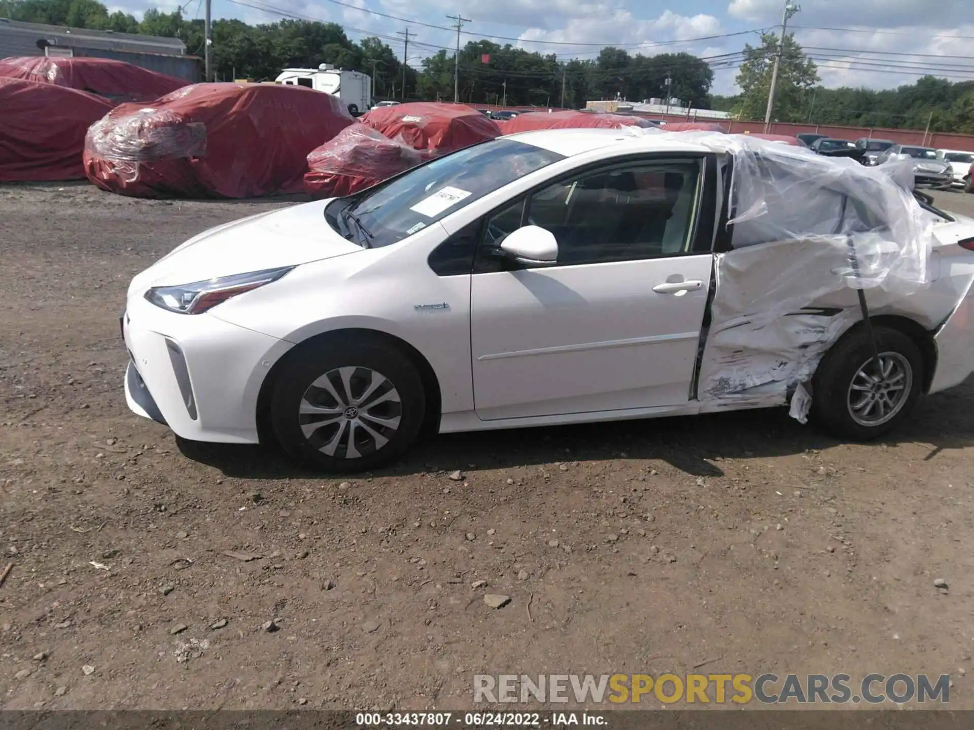 2 Photograph of a damaged car JTDL9RFUXL3015514 TOYOTA PRIUS 2020