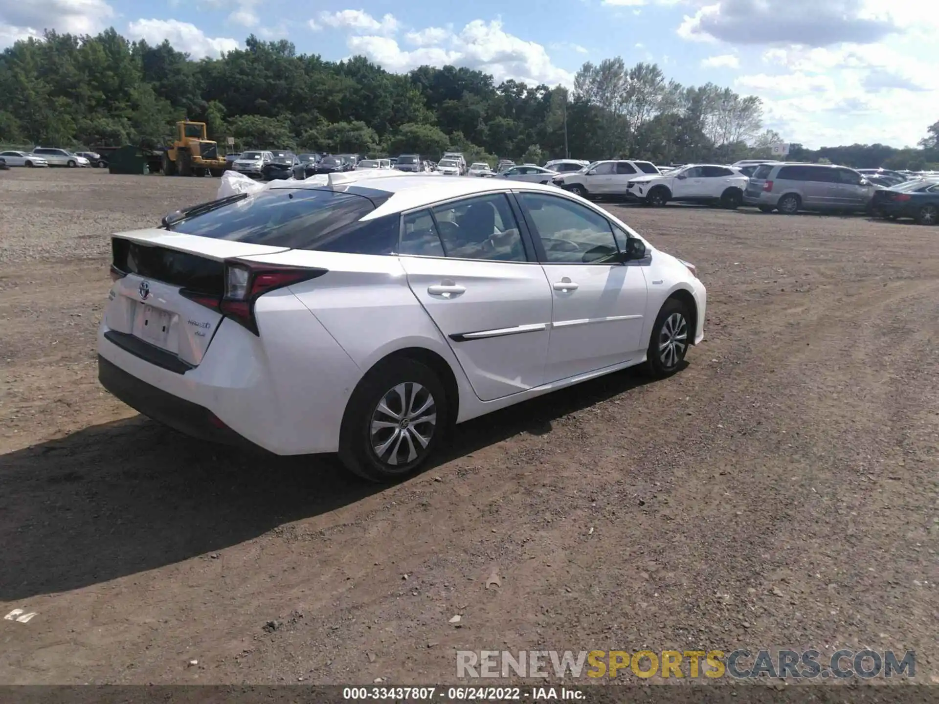 4 Photograph of a damaged car JTDL9RFUXL3015514 TOYOTA PRIUS 2020