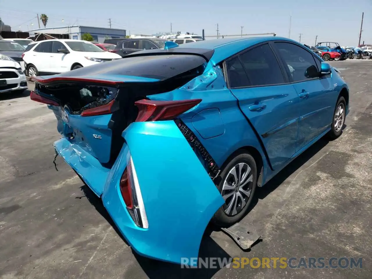 4 Photograph of a damaged car JTDKAMFP0M3167156 TOYOTA PRIUS 2021