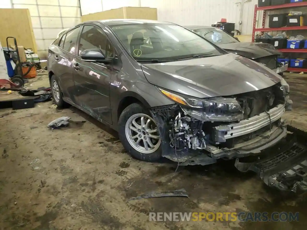 1 Photograph of a damaged car JTDKAMFP0M3170378 TOYOTA PRIUS 2021