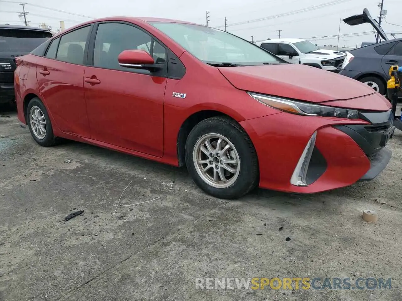 4 Photograph of a damaged car JTDKAMFP0M3173748 TOYOTA PRIUS 2021