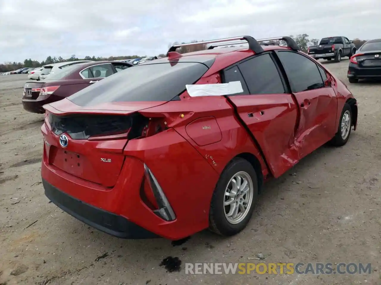 4 Photograph of a damaged car JTDKAMFP0M3188055 TOYOTA PRIUS 2021