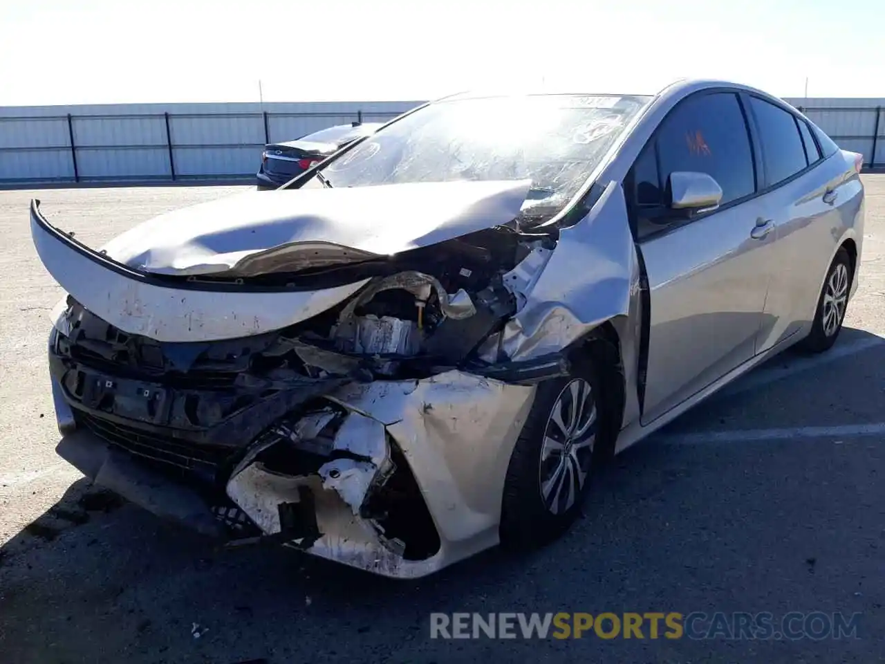 2 Photograph of a damaged car JTDKAMFP0M3196835 TOYOTA PRIUS 2021