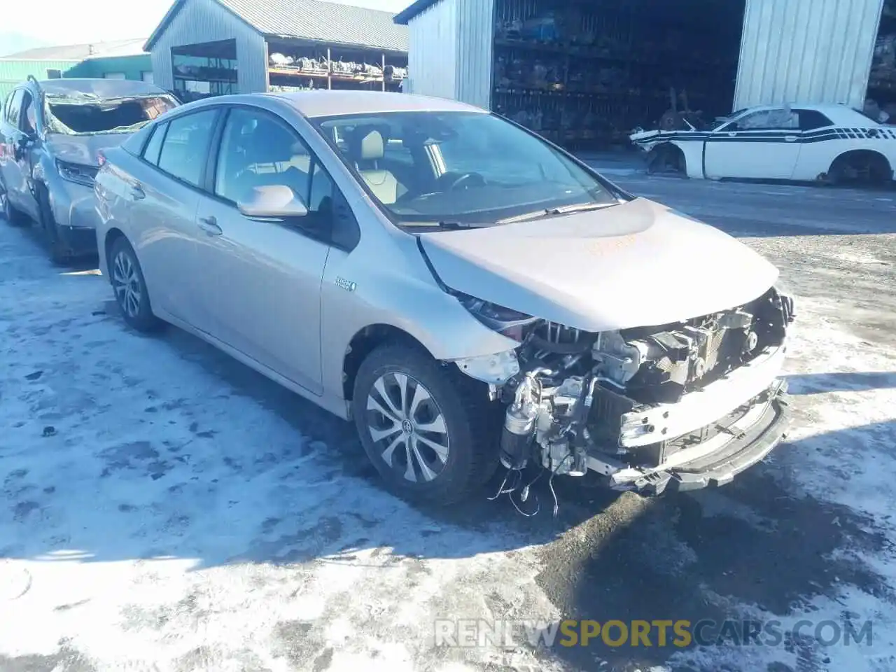 4 Photograph of a damaged car JTDKAMFP1M3167845 TOYOTA PRIUS 2021