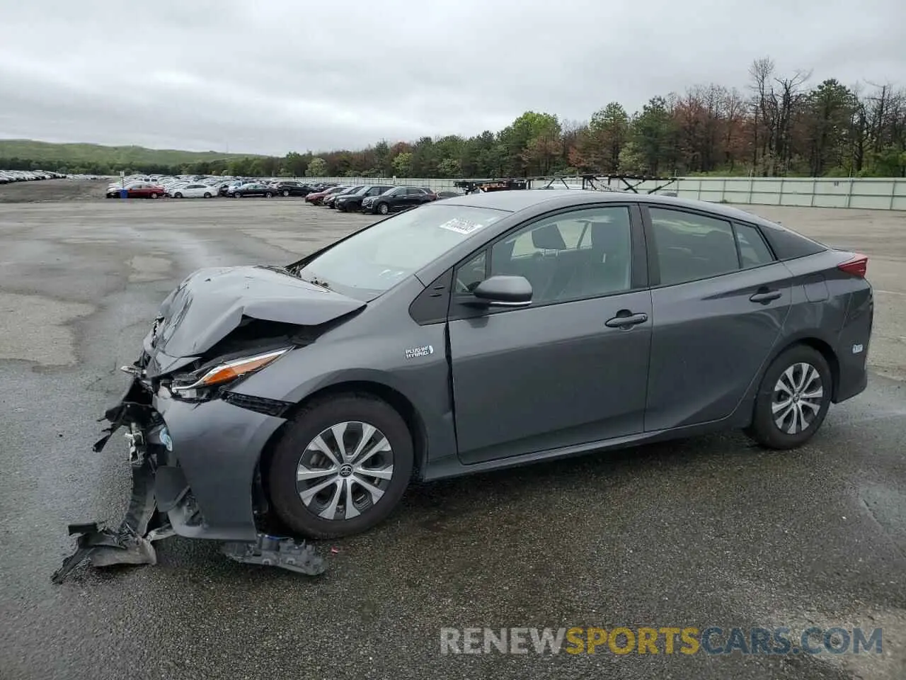1 Photograph of a damaged car JTDKAMFP1M3172737 TOYOTA PRIUS 2021