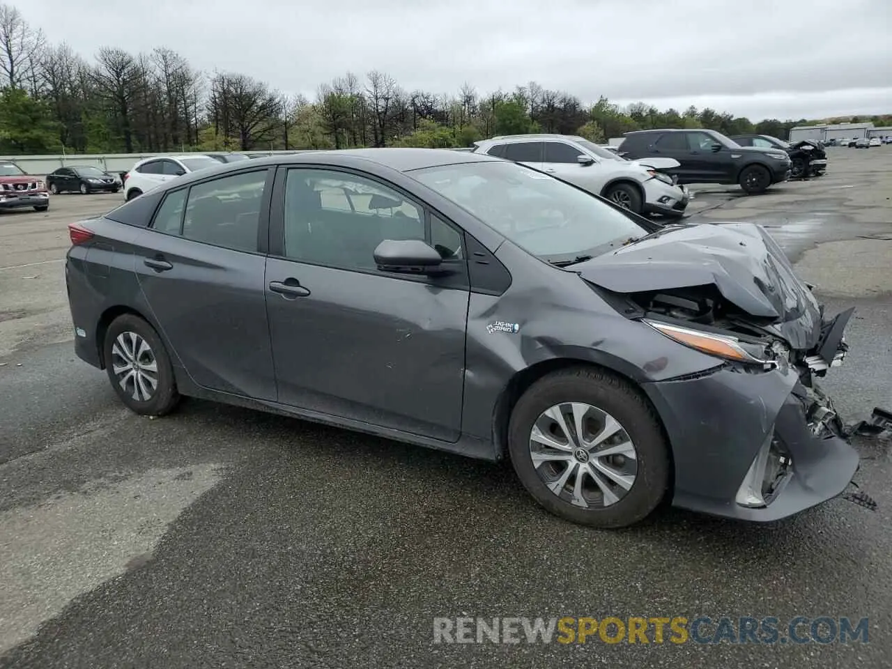 4 Photograph of a damaged car JTDKAMFP1M3172737 TOYOTA PRIUS 2021