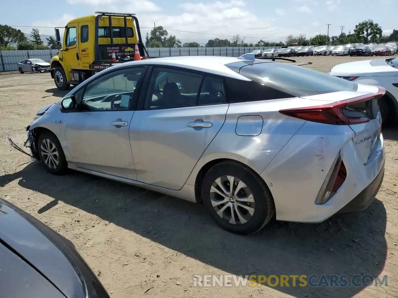 2 Photograph of a damaged car JTDKAMFP1M3182555 TOYOTA PRIUS 2021