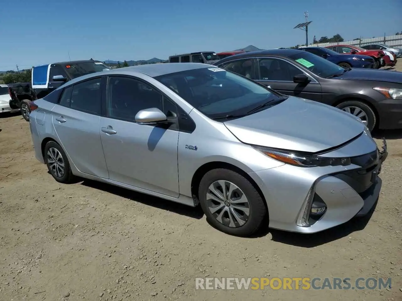4 Photograph of a damaged car JTDKAMFP1M3182555 TOYOTA PRIUS 2021