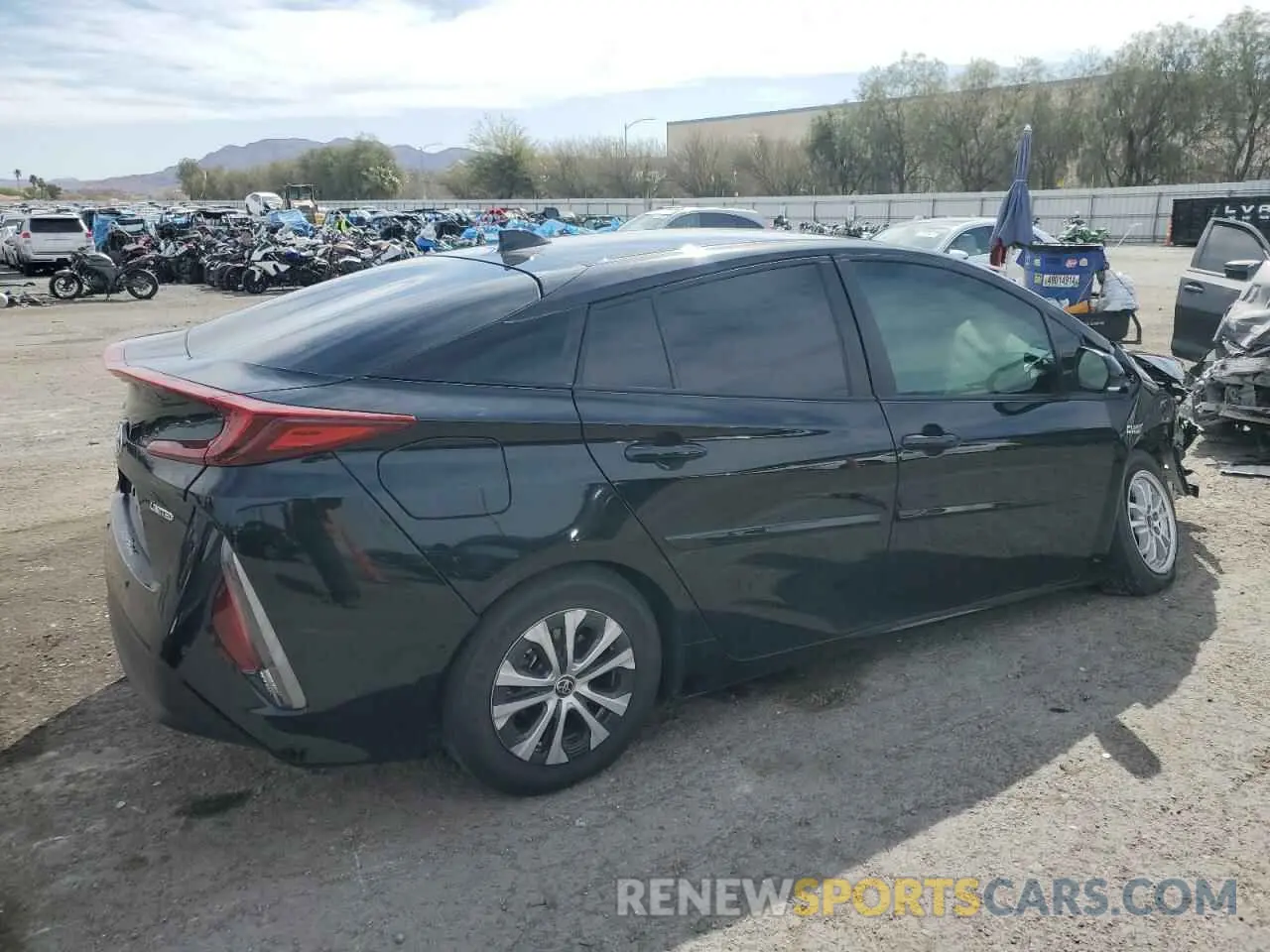 3 Photograph of a damaged car JTDKAMFP1M3191630 TOYOTA PRIUS 2021