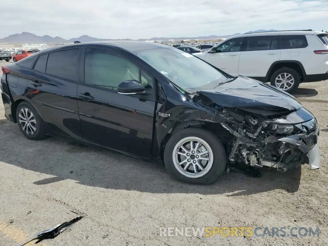 4 Photograph of a damaged car JTDKAMFP1M3191630 TOYOTA PRIUS 2021