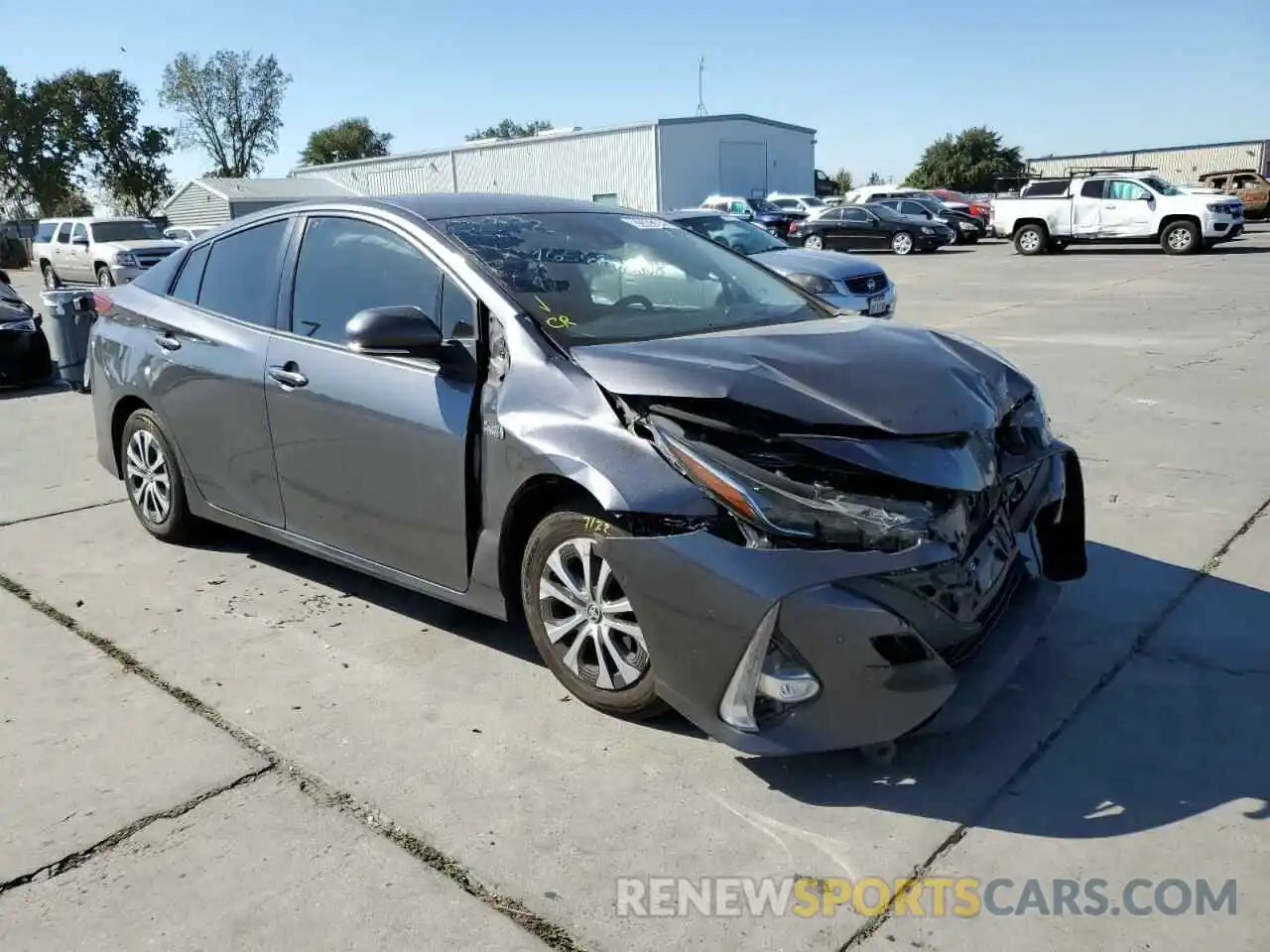 1 Photograph of a damaged car JTDKAMFP2M3165652 TOYOTA PRIUS 2021