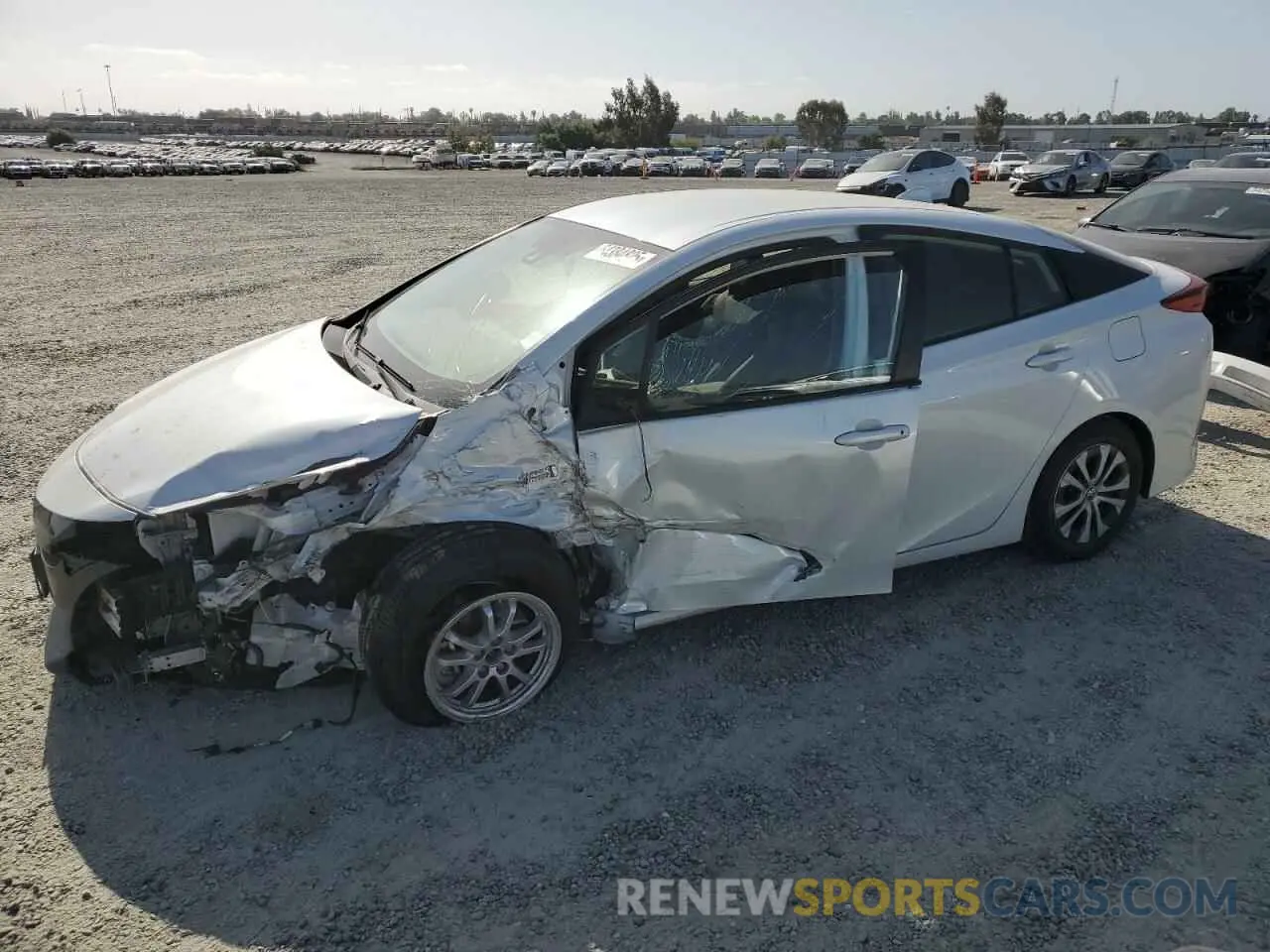1 Photograph of a damaged car JTDKAMFP2M3173895 TOYOTA PRIUS 2021
