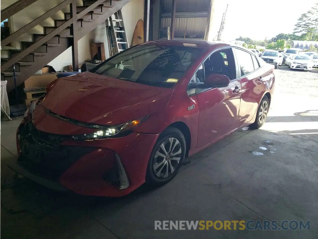 1 Photograph of a damaged car JTDKAMFP2M3177235 TOYOTA PRIUS 2021