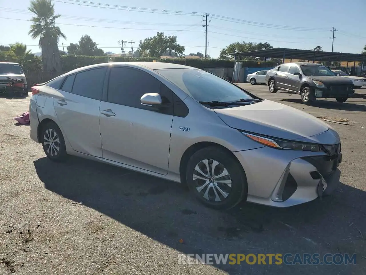 4 Photograph of a damaged car JTDKAMFP2M3178255 TOYOTA PRIUS 2021