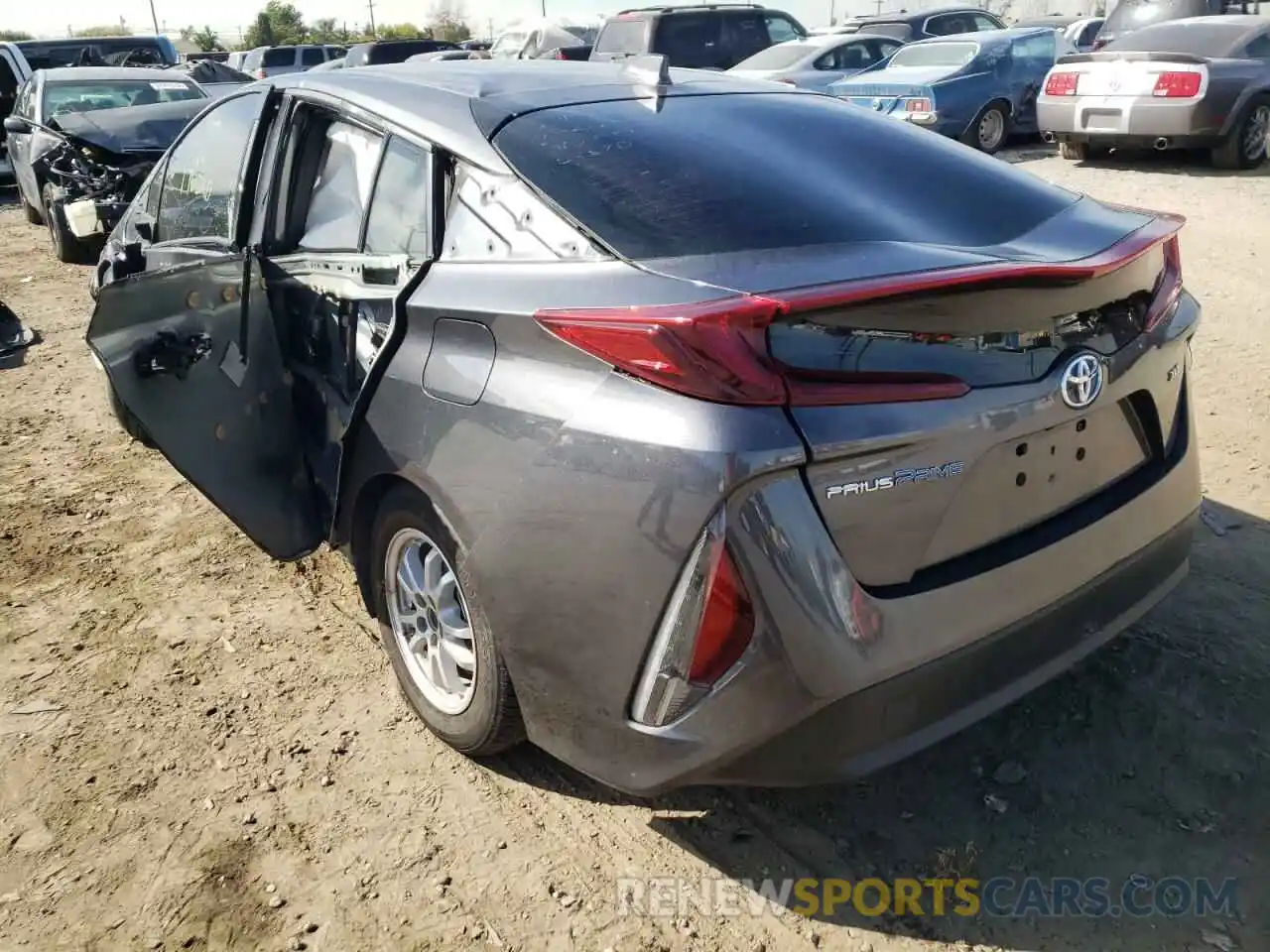 3 Photograph of a damaged car JTDKAMFP2M3178451 TOYOTA PRIUS 2021