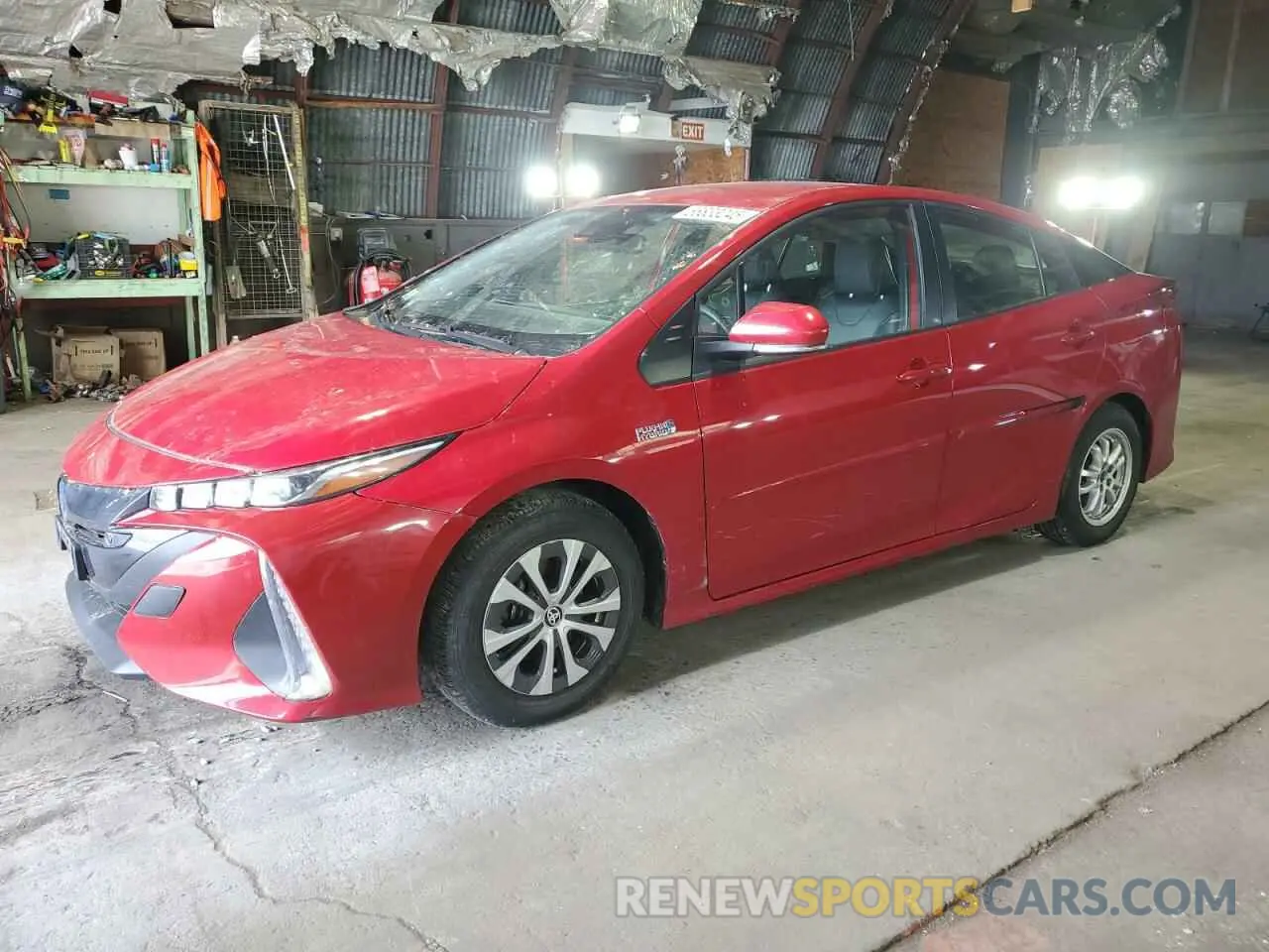 1 Photograph of a damaged car JTDKAMFP2M3181463 TOYOTA PRIUS 2021