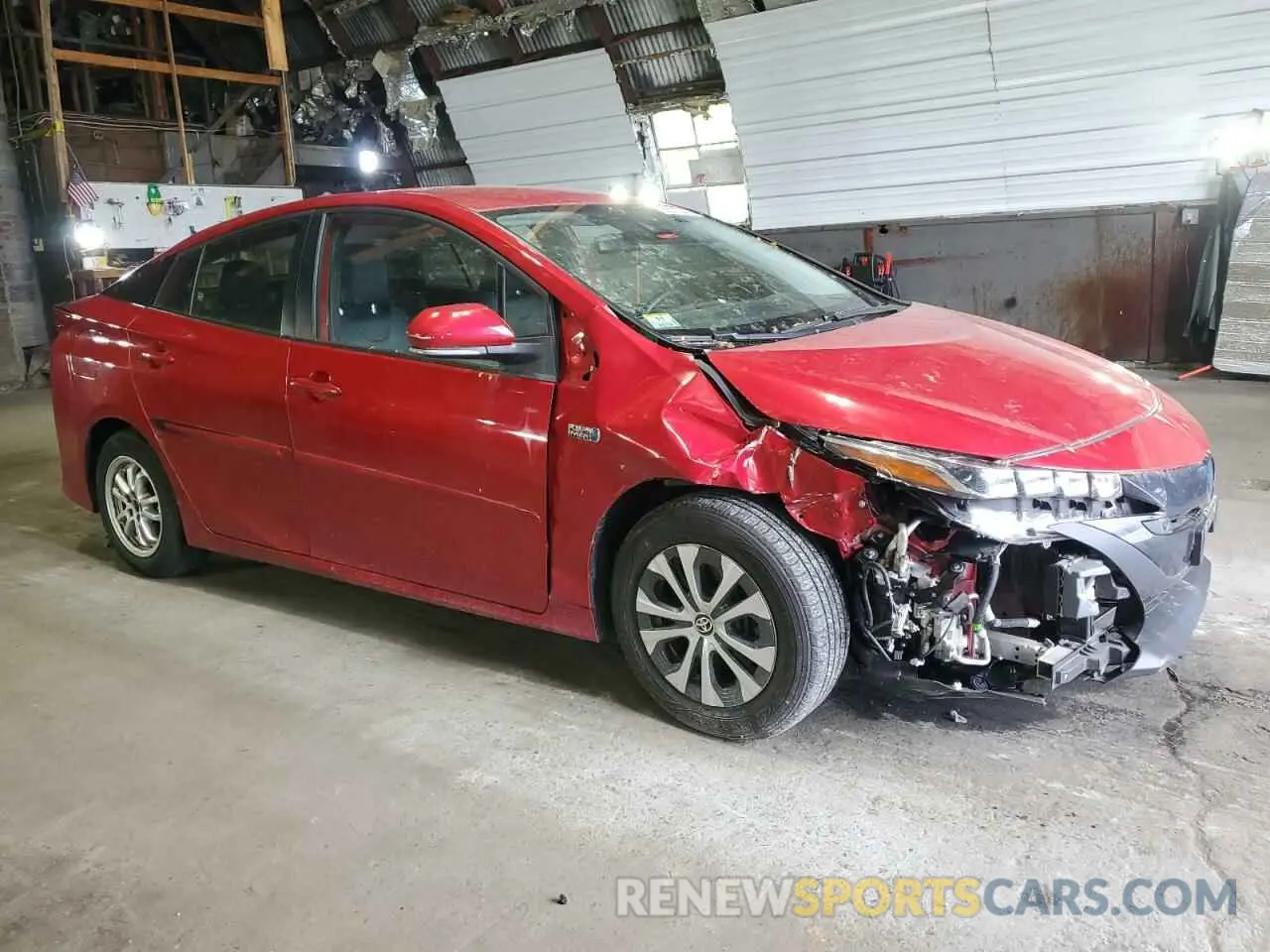 4 Photograph of a damaged car JTDKAMFP2M3181463 TOYOTA PRIUS 2021