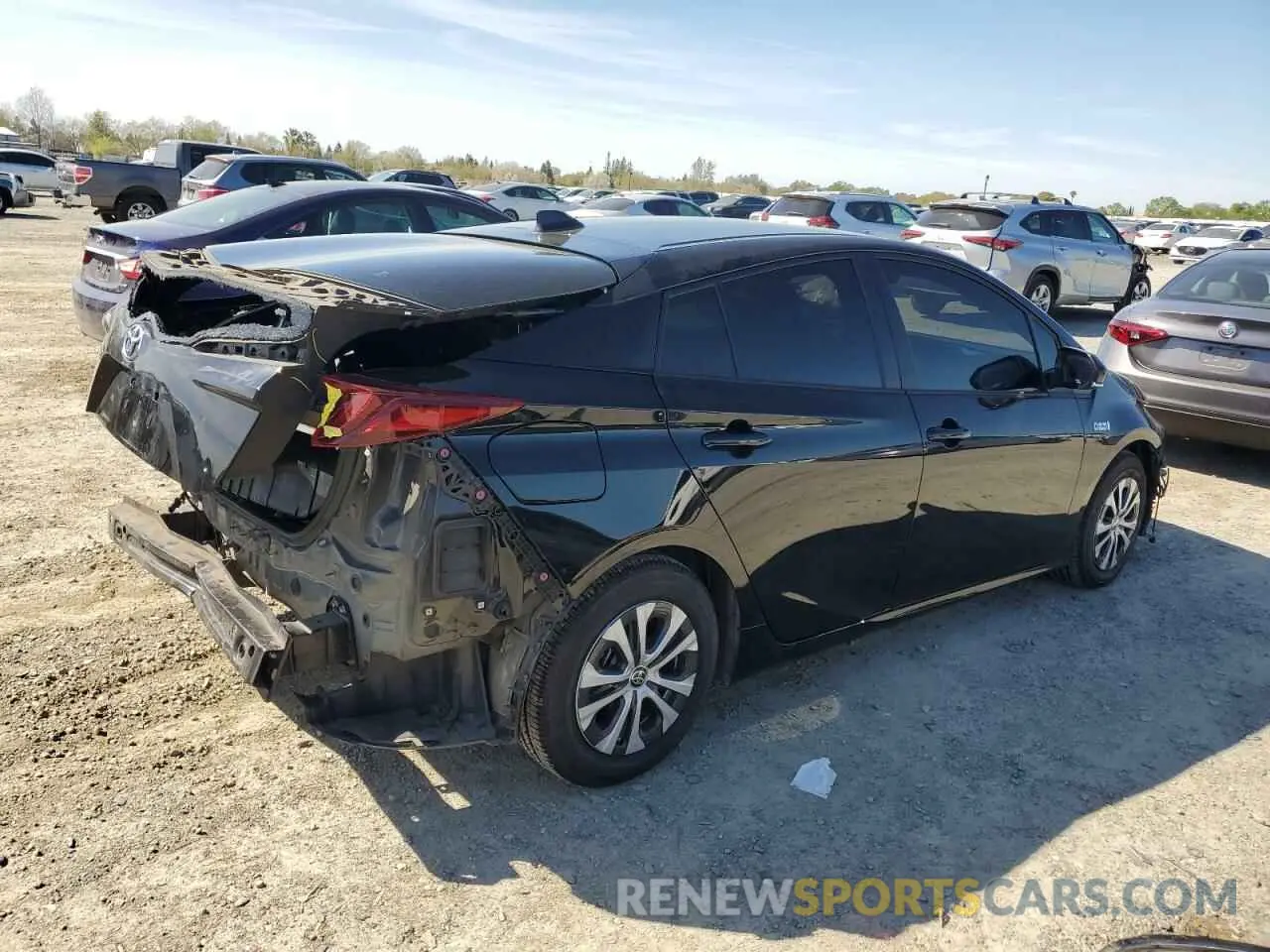 3 Photograph of a damaged car JTDKAMFP2M3181883 TOYOTA PRIUS 2021