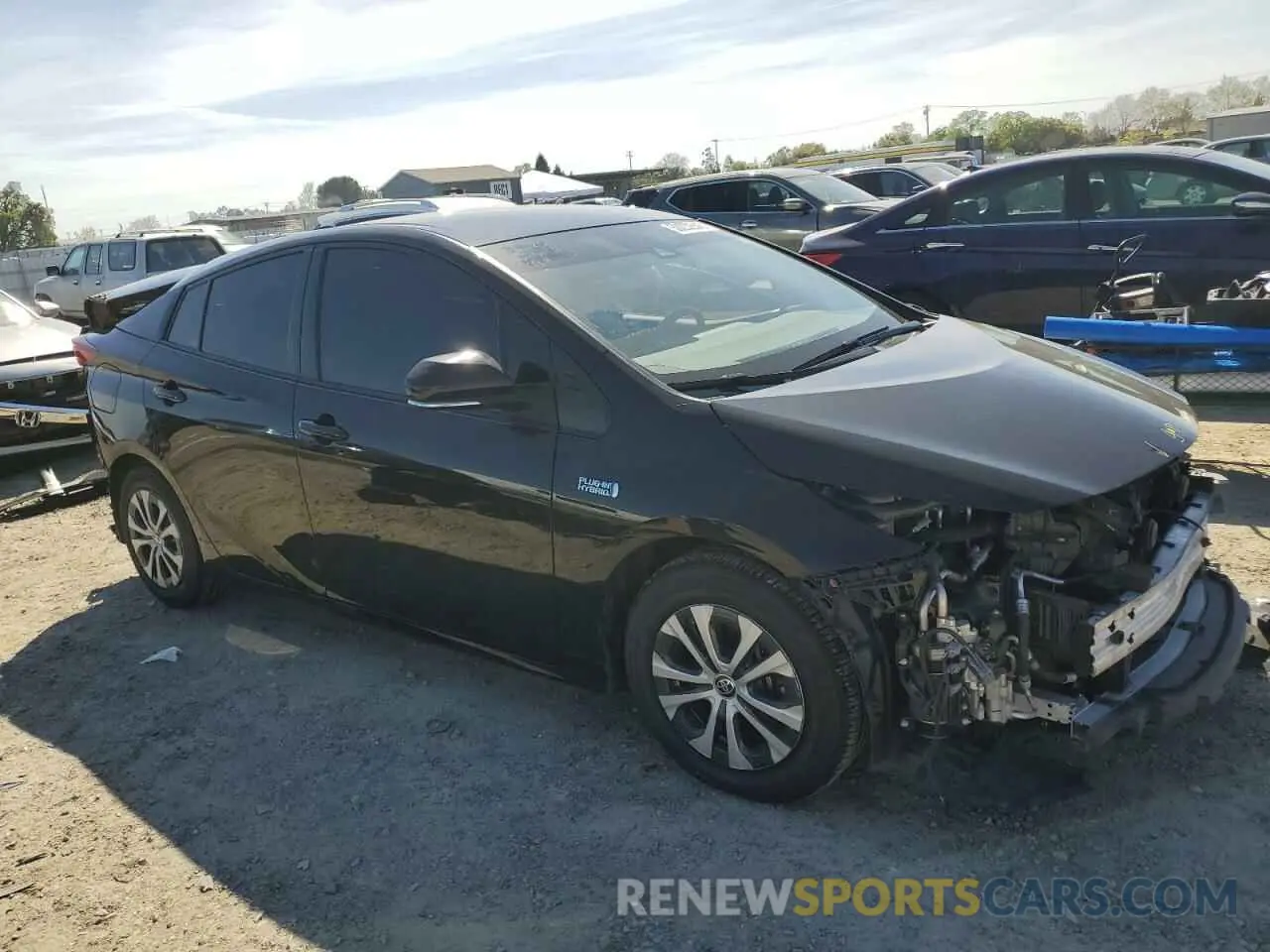 4 Photograph of a damaged car JTDKAMFP2M3181883 TOYOTA PRIUS 2021