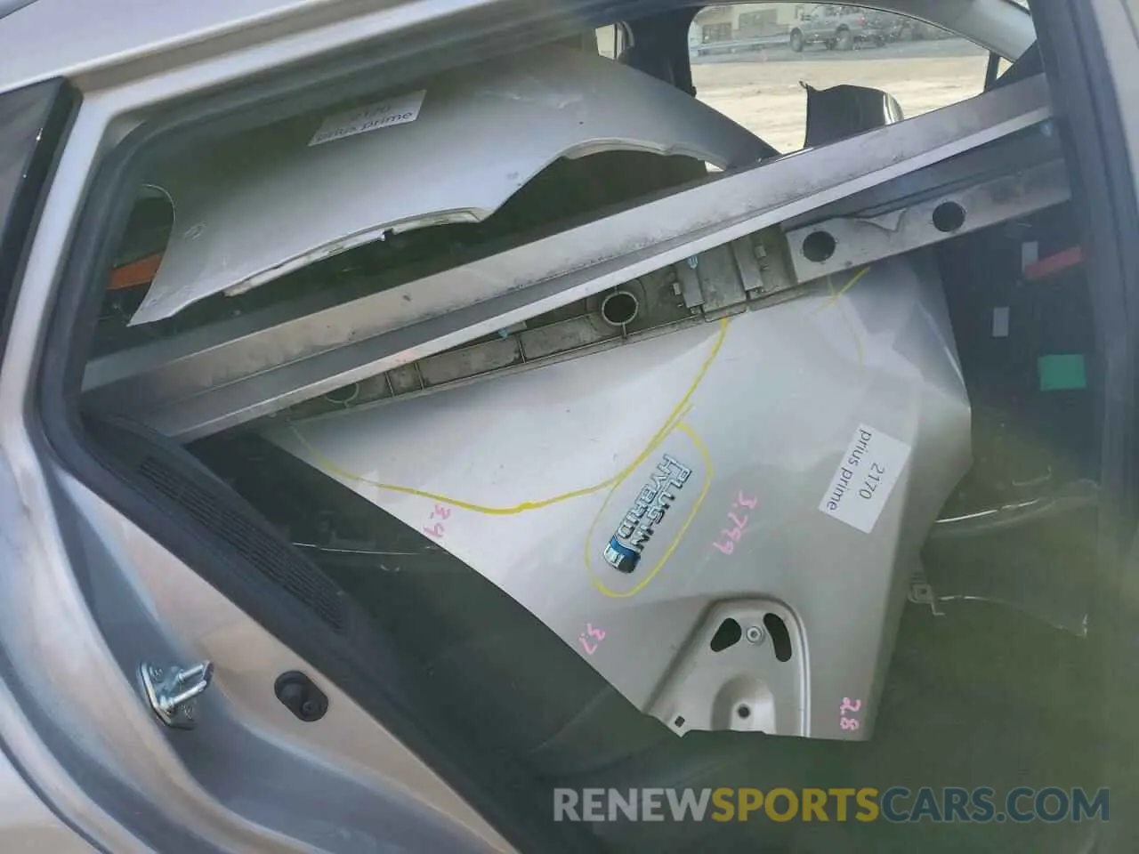 10 Photograph of a damaged car JTDKAMFP3M3187627 TOYOTA PRIUS 2021