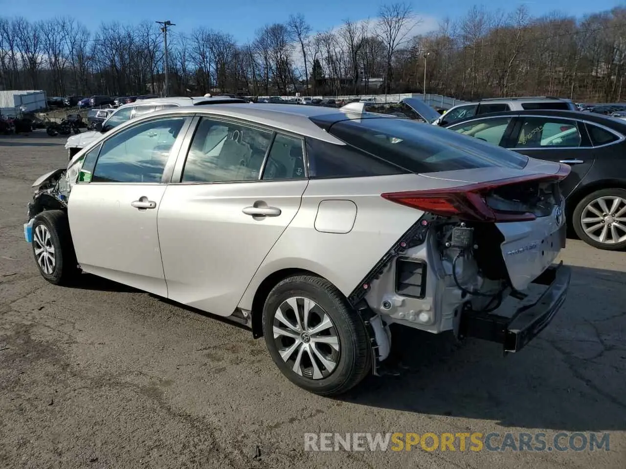 2 Photograph of a damaged car JTDKAMFP3M3187627 TOYOTA PRIUS 2021
