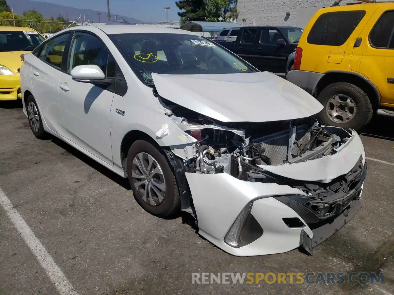 1 Photograph of a damaged car JTDKAMFP4M3168794 TOYOTA PRIUS 2021