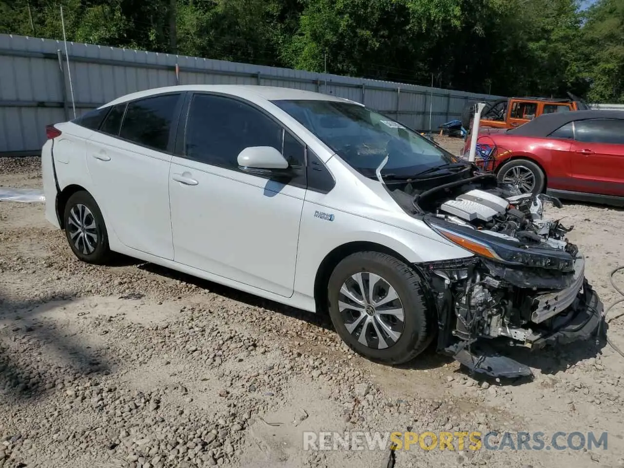 4 Photograph of a damaged car JTDKAMFP4M3175809 TOYOTA PRIUS 2021