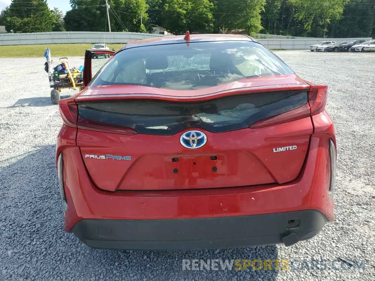 6 Photograph of a damaged car JTDKAMFP4M3185367 TOYOTA PRIUS 2021