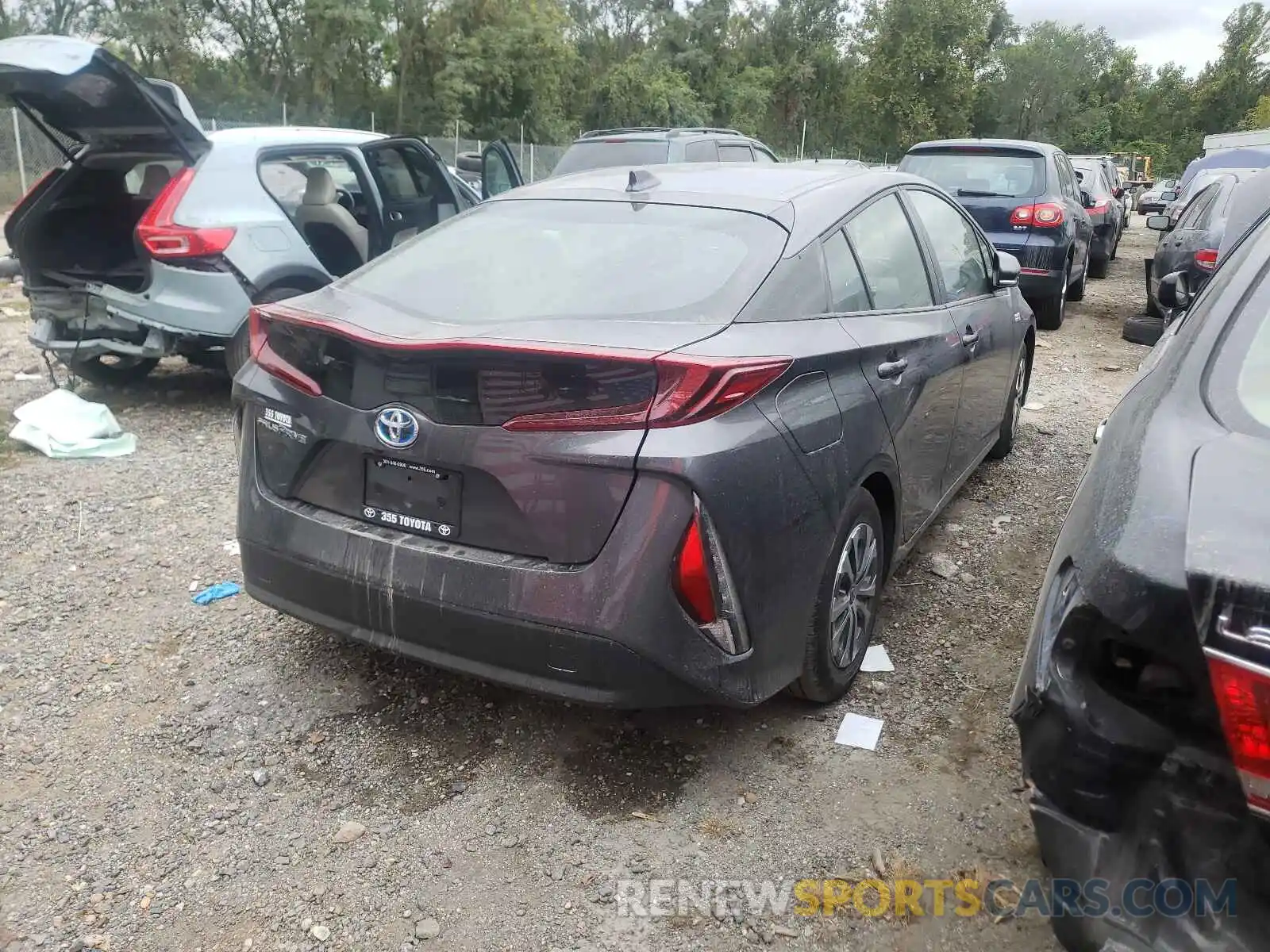 4 Photograph of a damaged car JTDKAMFP4M3191833 TOYOTA PRIUS 2021