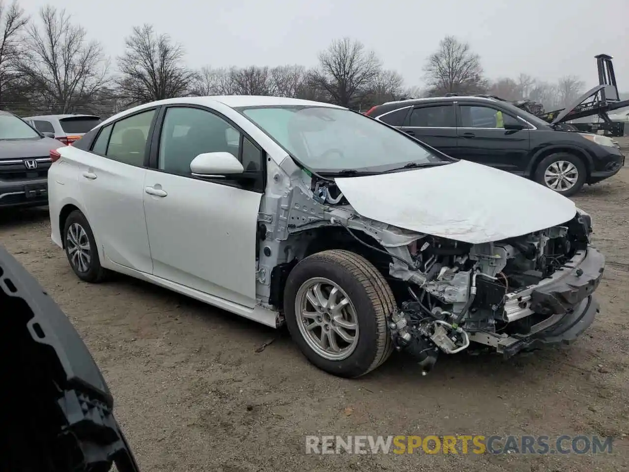 4 Photograph of a damaged car JTDKAMFP4M3191864 TOYOTA PRIUS 2021