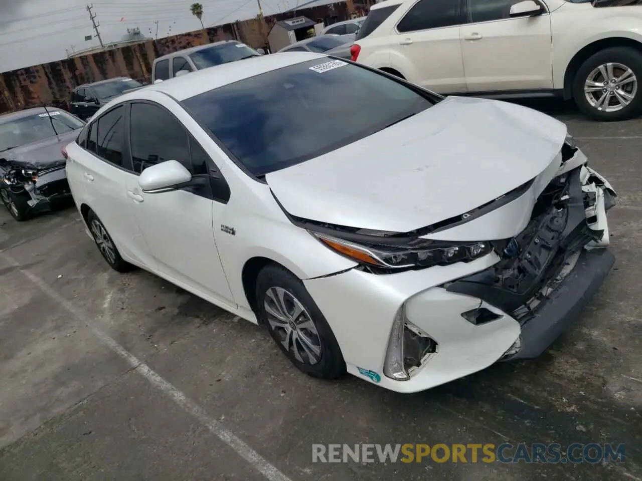 4 Photograph of a damaged car JTDKAMFP4M3192707 TOYOTA PRIUS 2021