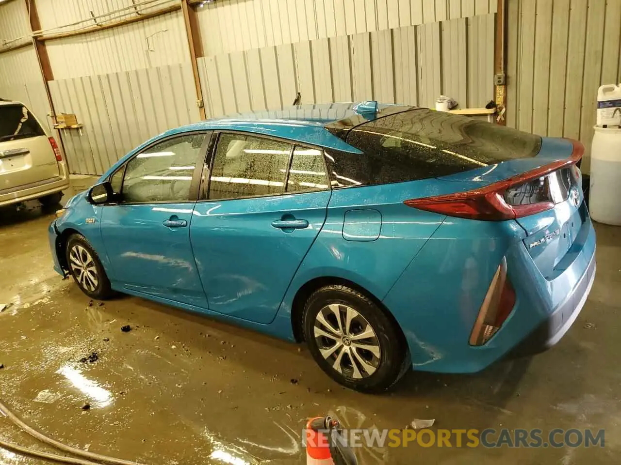 2 Photograph of a damaged car JTDKAMFP4M3192772 TOYOTA PRIUS 2021
