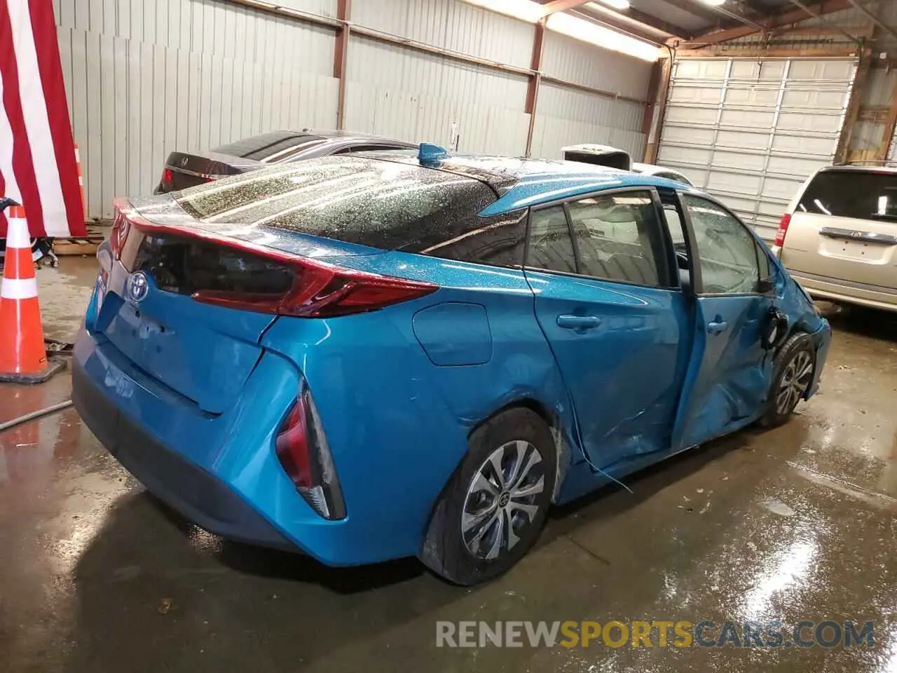 3 Photograph of a damaged car JTDKAMFP4M3192772 TOYOTA PRIUS 2021