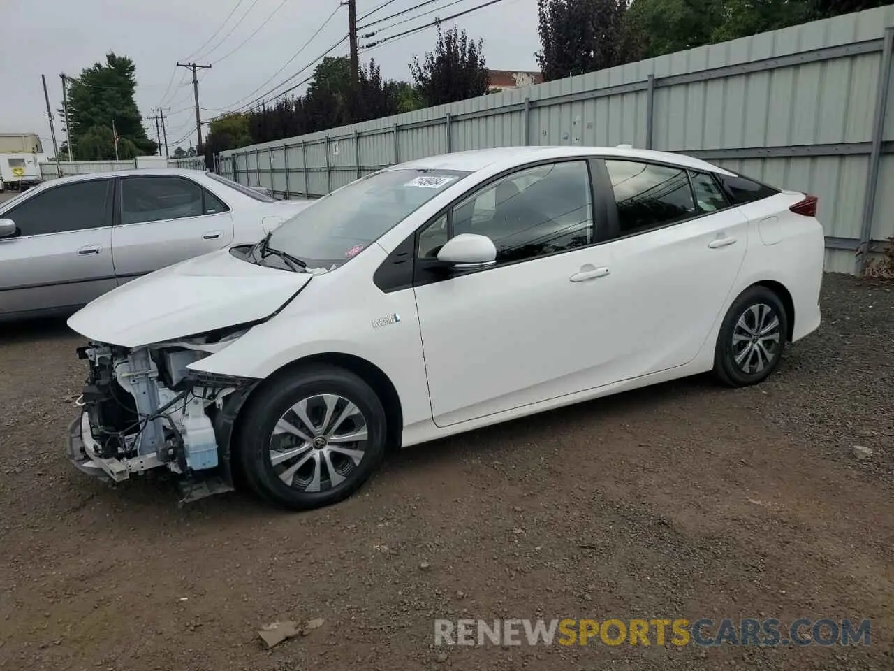 1 Photograph of a damaged car JTDKAMFP4M3193002 TOYOTA PRIUS 2021