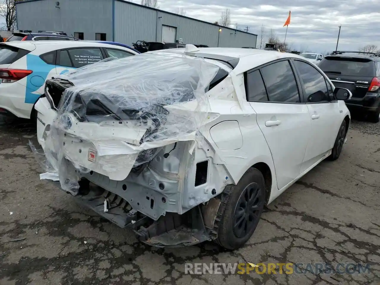 3 Photograph of a damaged car JTDKAMFP4M3193467 TOYOTA PRIUS 2021