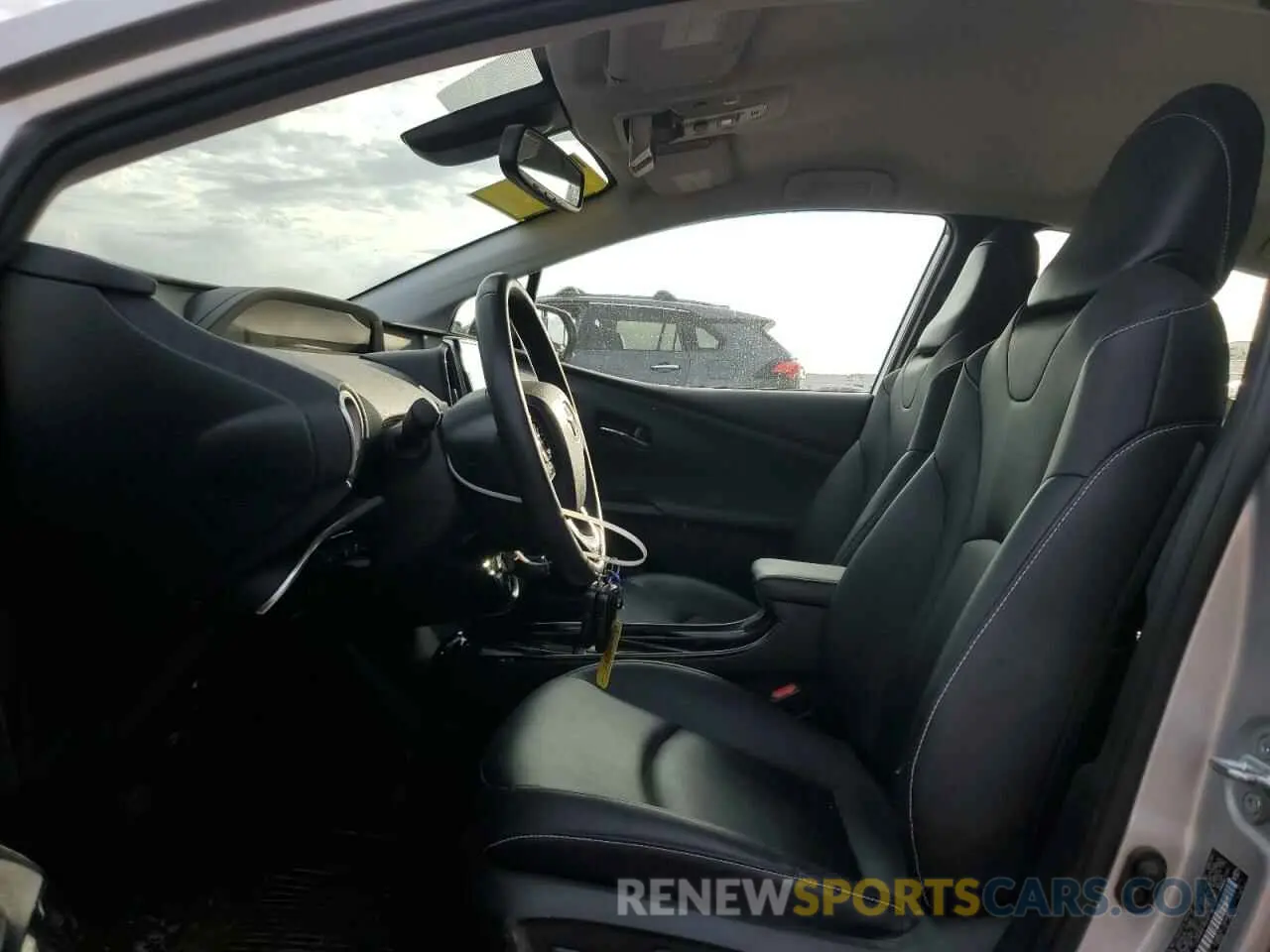 7 Photograph of a damaged car JTDKAMFP5M3164768 TOYOTA PRIUS 2021