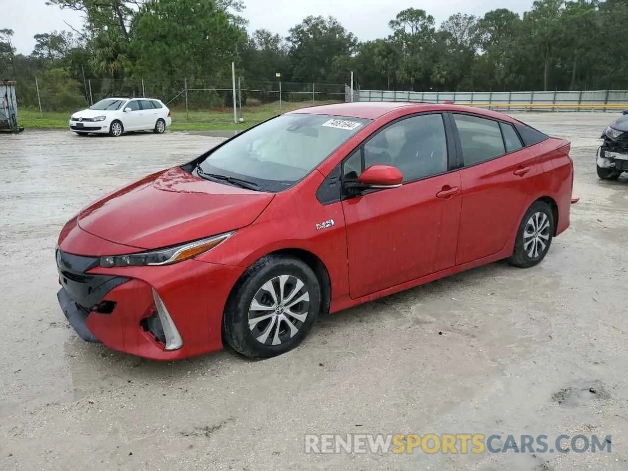 1 Photograph of a damaged car JTDKAMFP5M3168447 TOYOTA PRIUS 2021