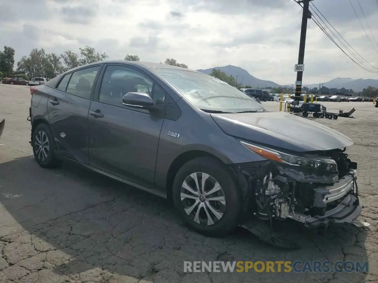 4 Photograph of a damaged car JTDKAMFP5M3172319 TOYOTA PRIUS 2021