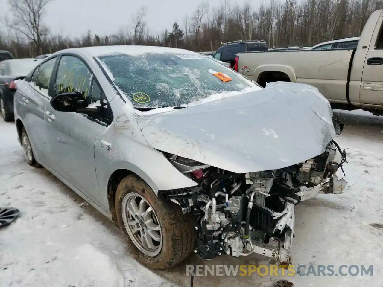 1 Photograph of a damaged car JTDKAMFP5M3173907 TOYOTA PRIUS 2021